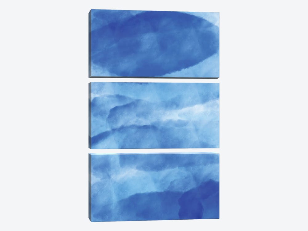 Blue Sky by Martina Pavlova 3-piece Canvas Wall Art