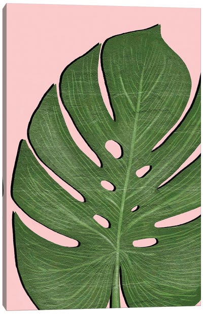 Exotic Leaf I Canvas Art Print - Monstera Art