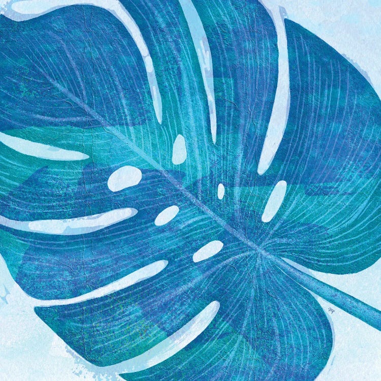 Blue Tropical Leaf I