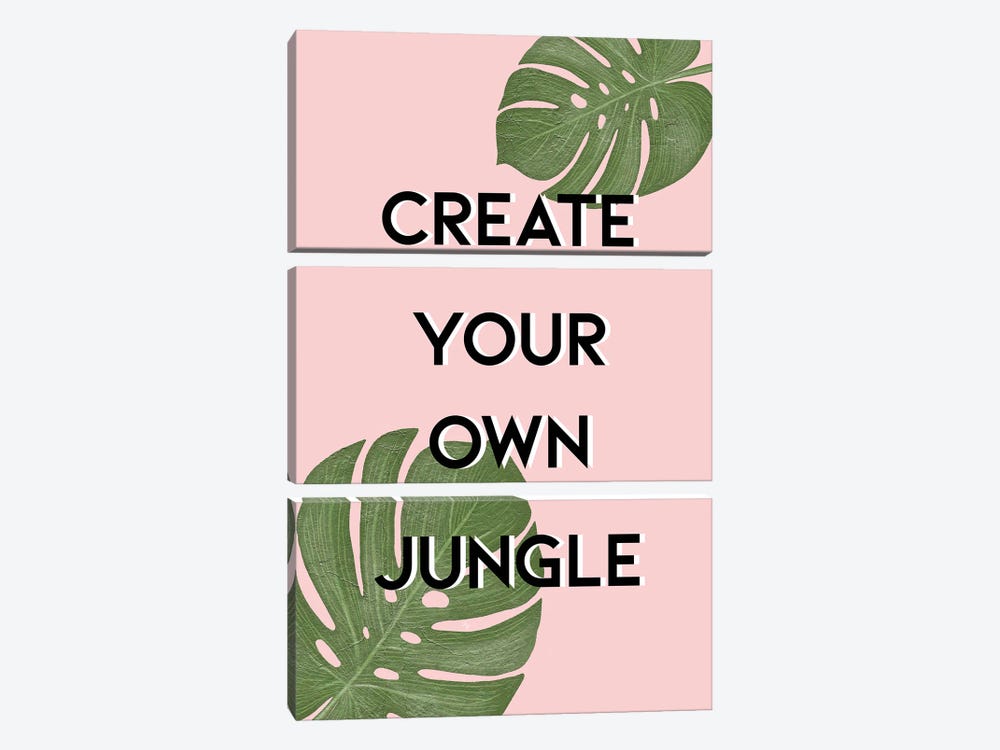 Create Jungle by Martina Pavlova 3-piece Canvas Print