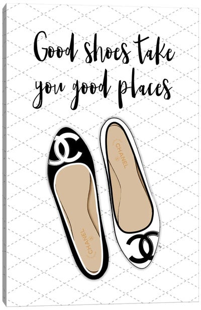 Good Shoes Canvas Art Print - Martina Pavlova Quotes & Sayings