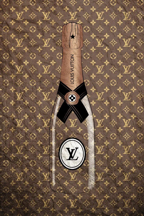 LV Champagne Bottle