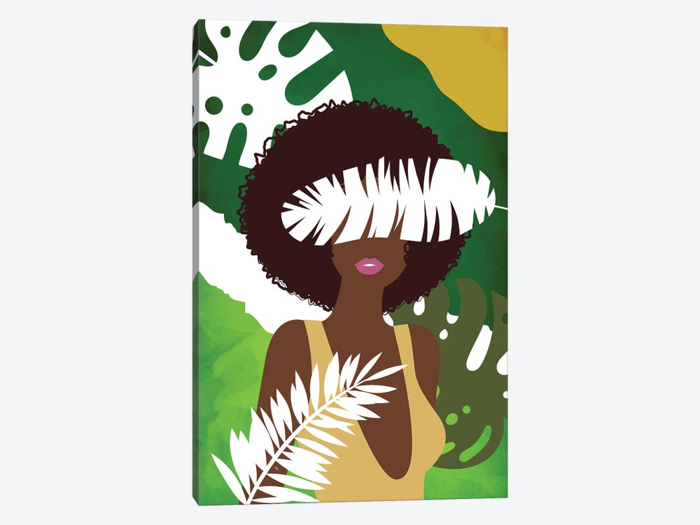 Jungle Girl by Martina Pavlova 1-piece Art Print