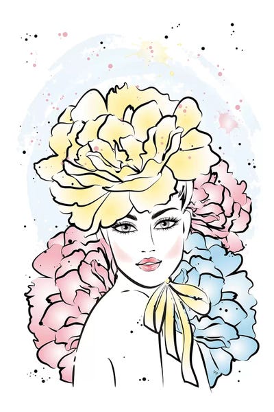 Peonies: Peony Girl by Martina Pavlova