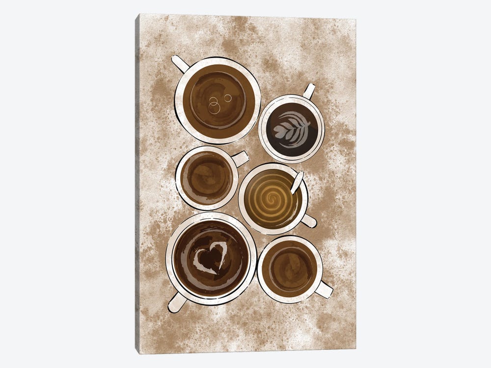 Coffee Moments by Martina Pavlova 1-piece Canvas Print