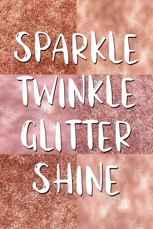 Sparkle Quote by Martina Pavlova wall art