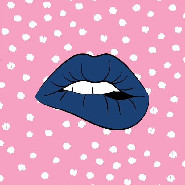 Polka Dot: Bold Lips Four by Martina Pavlova