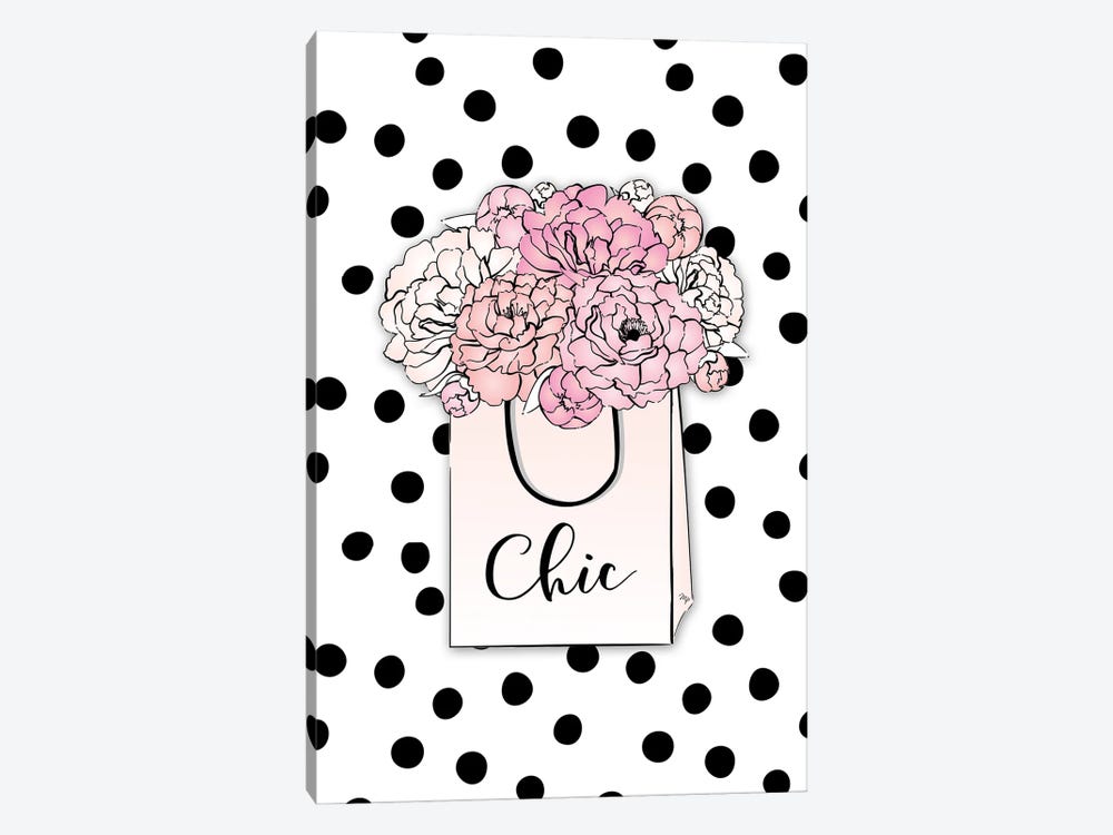 Chic Flowers by Martina Pavlova 1-piece Canvas Print
