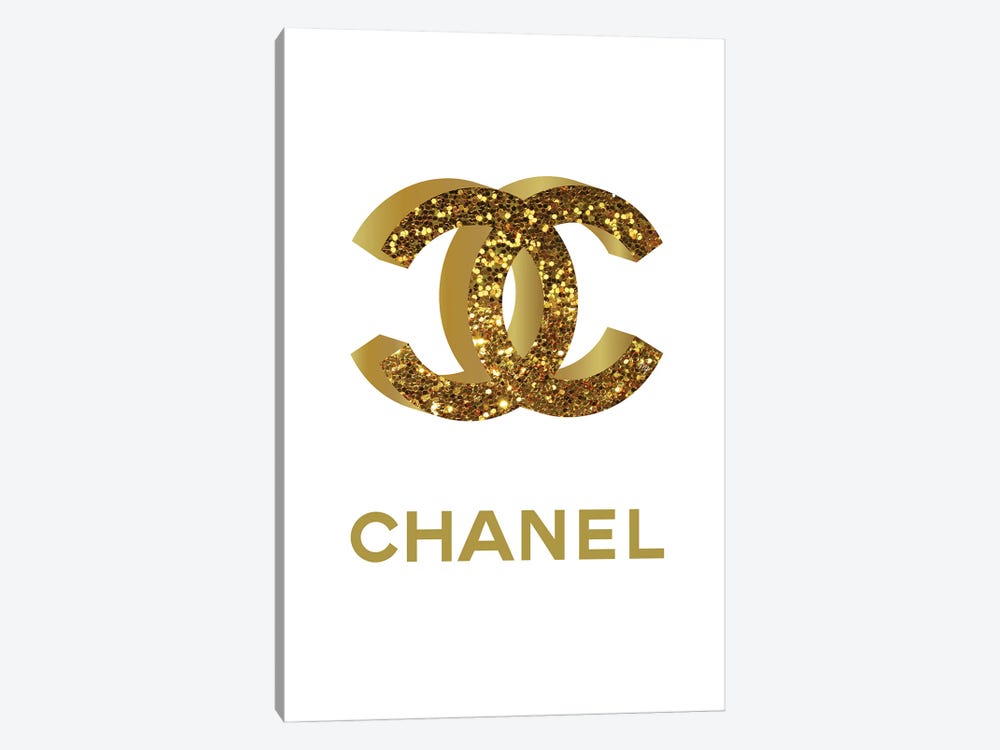 Chanel Gold by Martina Pavlova 1-piece Canvas Print