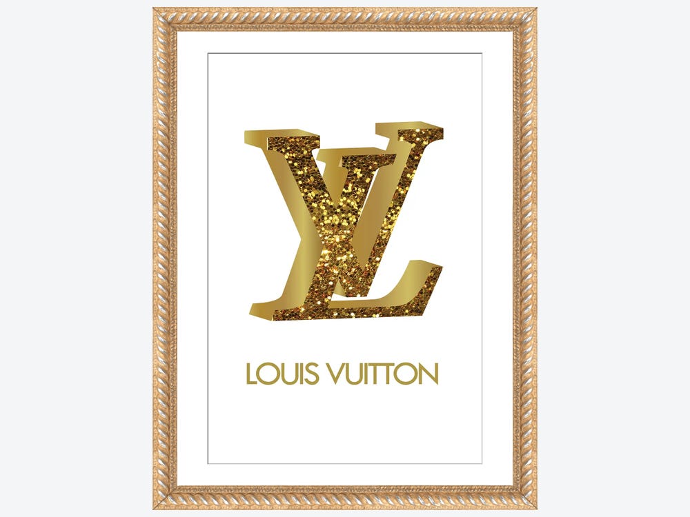 gold lv logo design