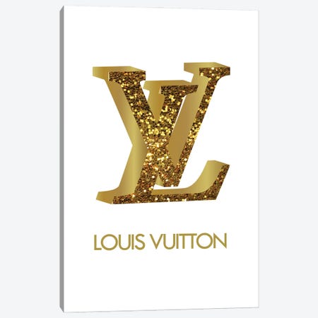 Louis Vuitton, Wall Decor, Copy Large Louis Vuitton Canvas Lip Print