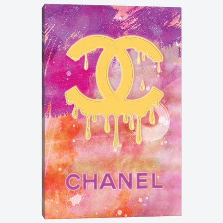 Chanel Paint Canvas Print #PAV995} by Martina Pavlova Canvas Wall Art