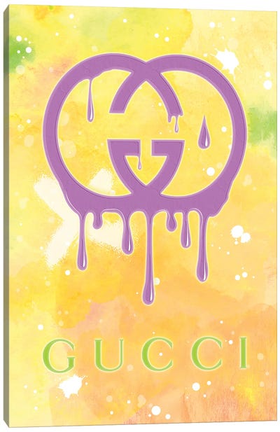 Gucci Paint Canvas Art Print - Martina Pavlova Limited Edition