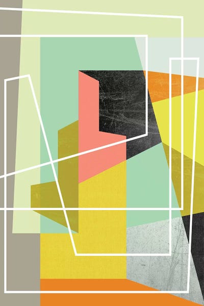 Color Block II by Susana Paz framed wall art