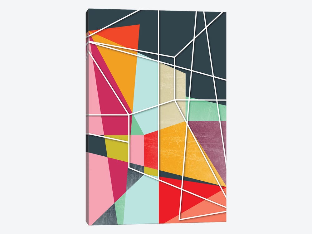 Color Block V by Susana Paz 1-piece Canvas Art Print