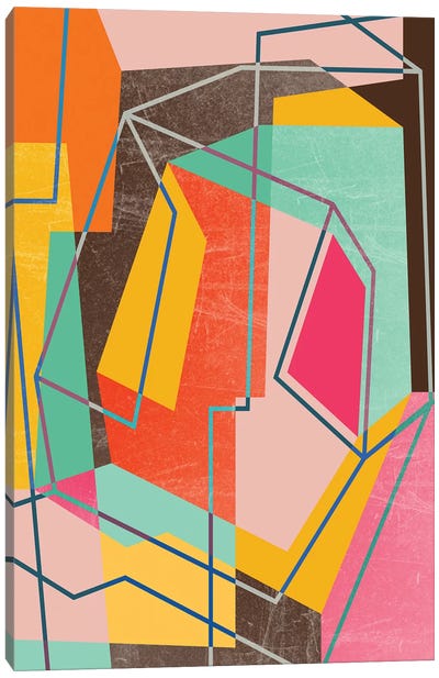 Color Block VIII Canvas Art Print - Susana Paz