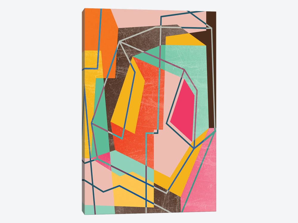Color Block VIII by Susana Paz 1-piece Canvas Print