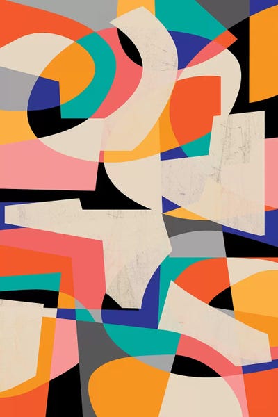 Abstract Shapes & Patterns: Color Shot III by Susana Paz