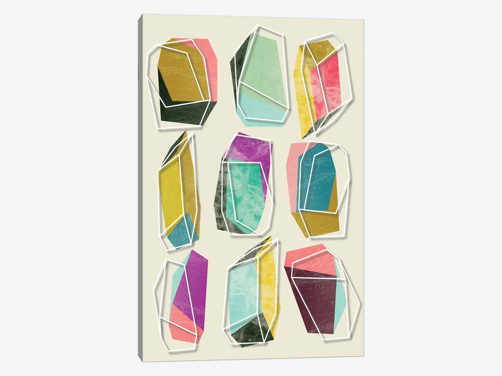 Colors And Crystals by Susana Paz 1-piece Canvas Artwork