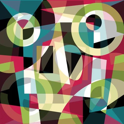 Deconstruction by Susana Paz framed wall art