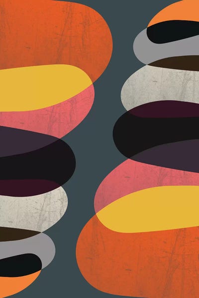 Abstract Shapes & Patterns: Graphic I by Susana Paz