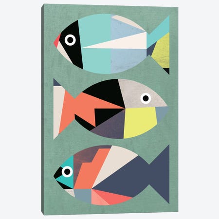 Little Fish Canvas Print #PAZ144} by Susana Paz Art Print