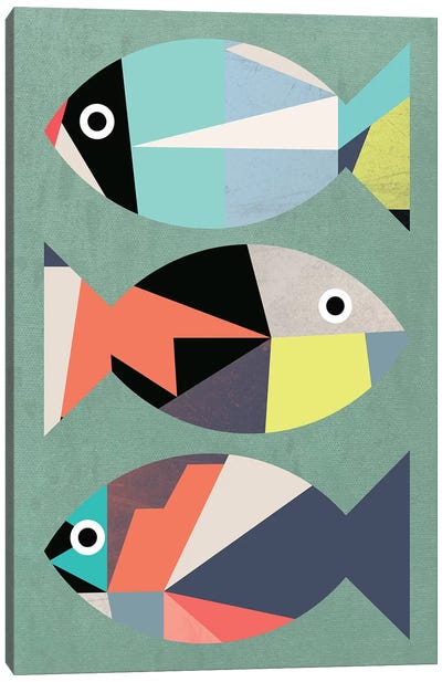 Little Fish Canvas Art Print - Susana Paz