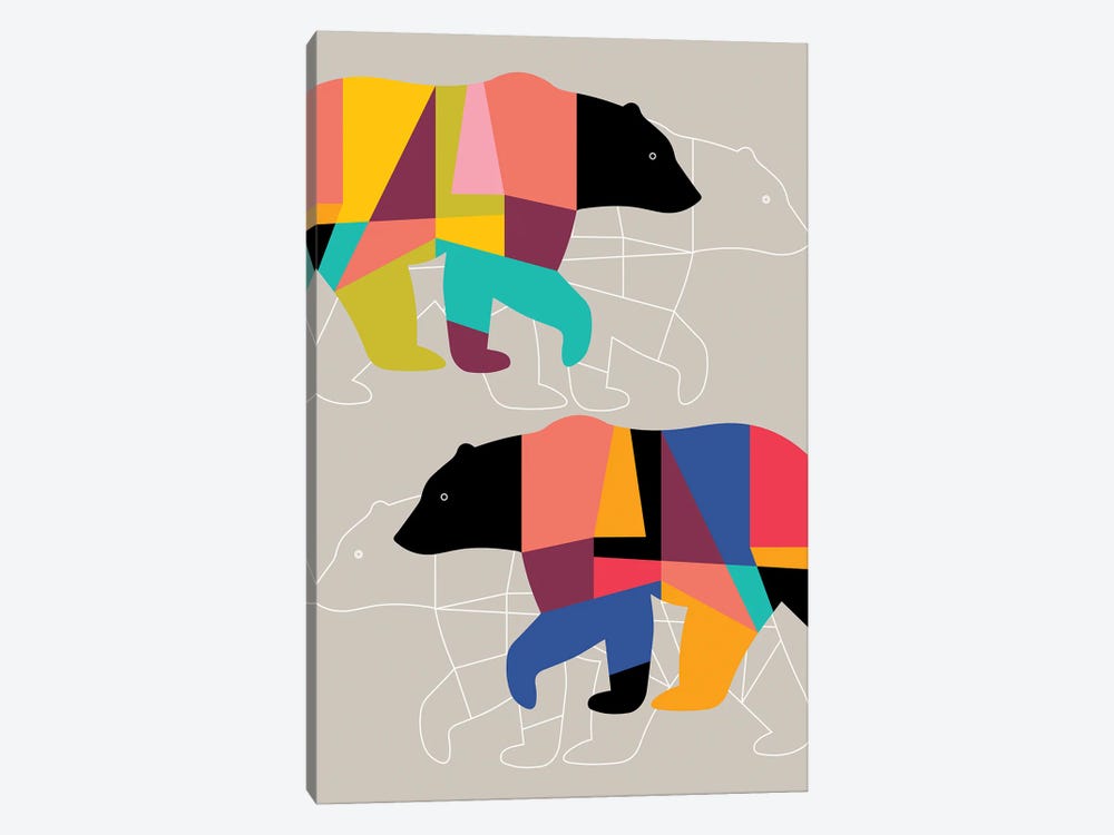 Twin Bears by Susana Paz 1-piece Art Print
