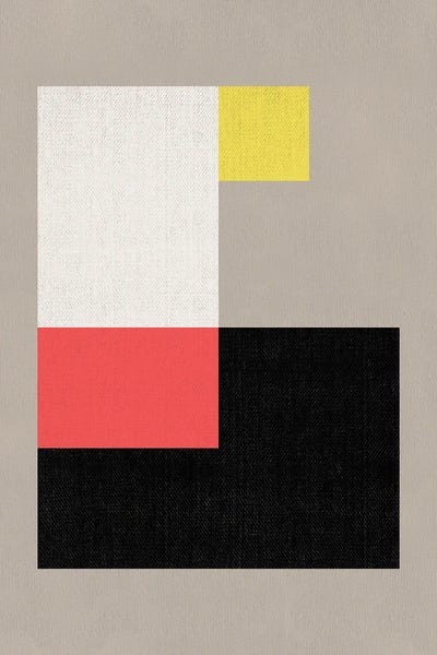 Bentuk VIII by Susana Paz framed canvas print