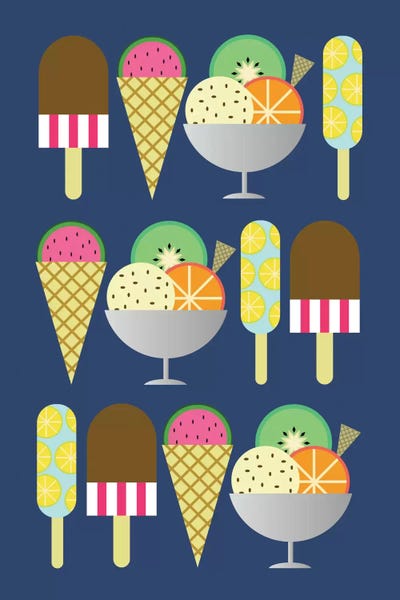 Pop Art Kitchen: Gelato by Susana Paz