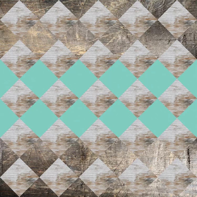 Geometric Wood by Susana Paz wall art