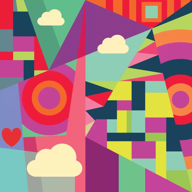 Geometric VII by Susana Paz wall art