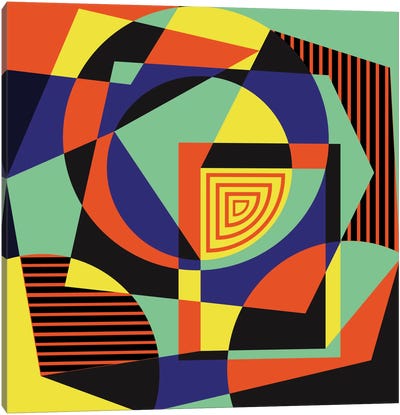 Geometric XIV Canvas Art Print - Shape Up