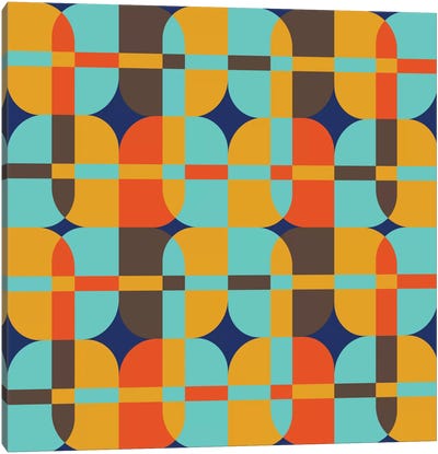 Geometric XX Canvas Art Print - Shape Up