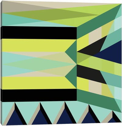 Geometric XXV Canvas Art Print - Pantone Color Collections