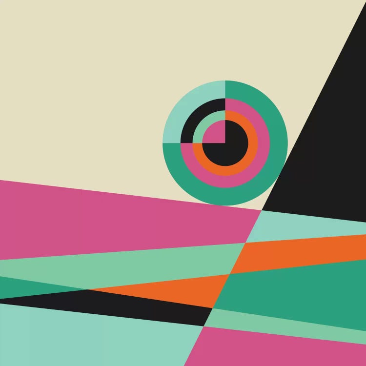 Geometric XXX by Susana Paz canvas print