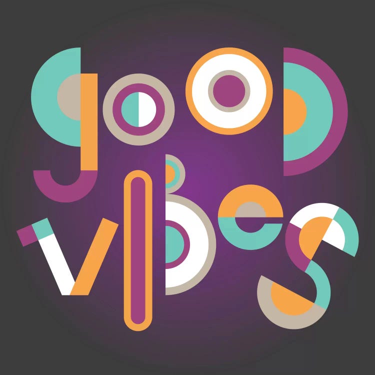 Good Vibes by Susana Paz wall art