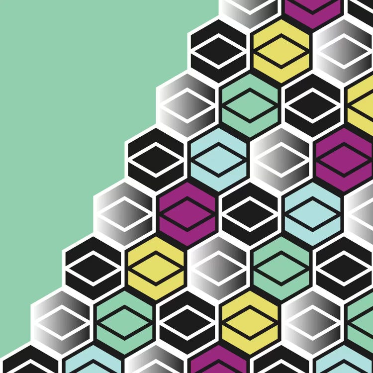 Hexagon Wall by Susana Paz wall art