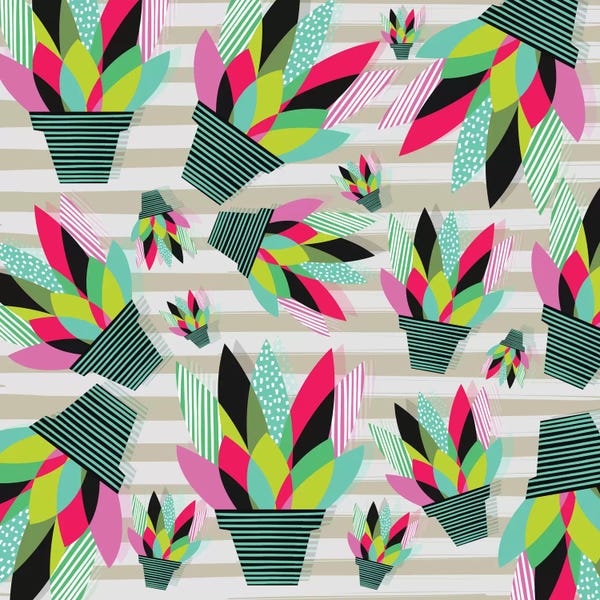 Floral & Botanical Patterns: Joyful Plants II by Susana Paz