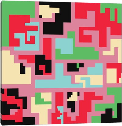 Kind Of Tetris Canvas Art Print - Susana Paz