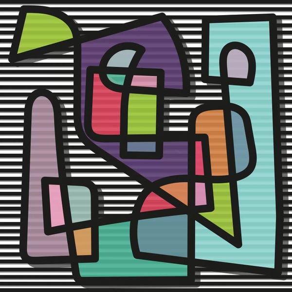 Linear Abstract: Naive II by Susana Paz