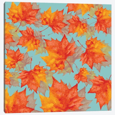 Autumn Leaves Canvas Print #PAZ5} by Susana Paz Art Print