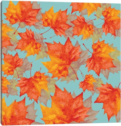 Autumn Leaves Canvas Art Print - Susana Paz