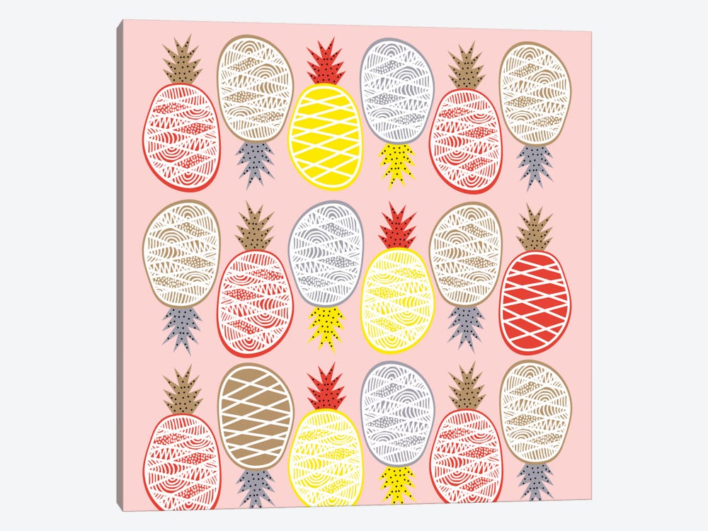 Pineapple I by Susana Paz 1-piece Canvas Wall Art