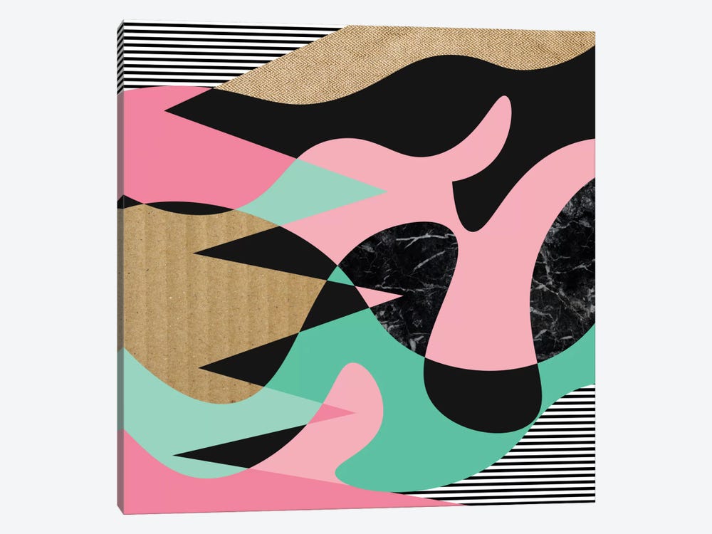 Shapes, Lines & Textures by Susana Paz 1-piece Canvas Wall Art