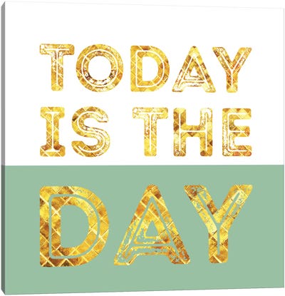 Today Is The Day Canvas Art Print - Laundry Room Art