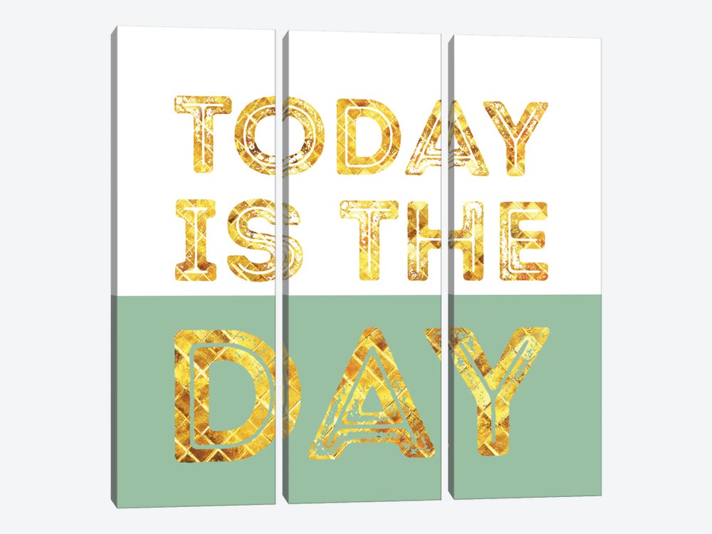 Today Is The Day by Susana Paz 3-piece Canvas Print
