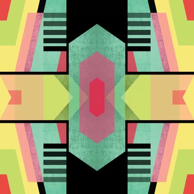 Tribal II by Susana Paz framed wall art