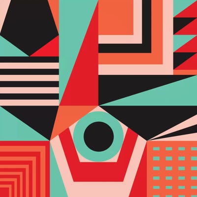 Tribal III by Susana Paz framed wall art