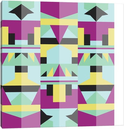 Tribal IV Canvas Art Print - Abstract Shapes & Patterns